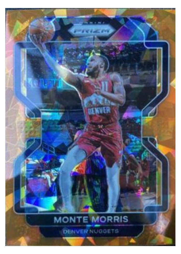 2021-22 Panini Prizm Base Set Monte Morris #16 card