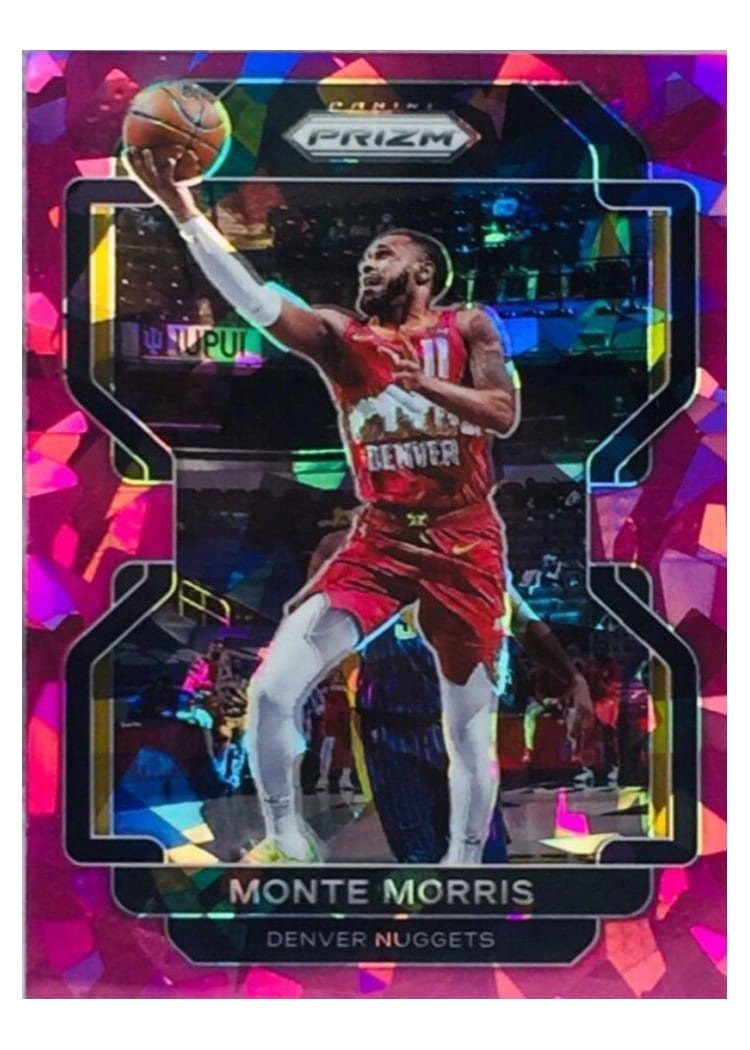 2021-22 Panini Prizm Base Set Monte Morris #16 card