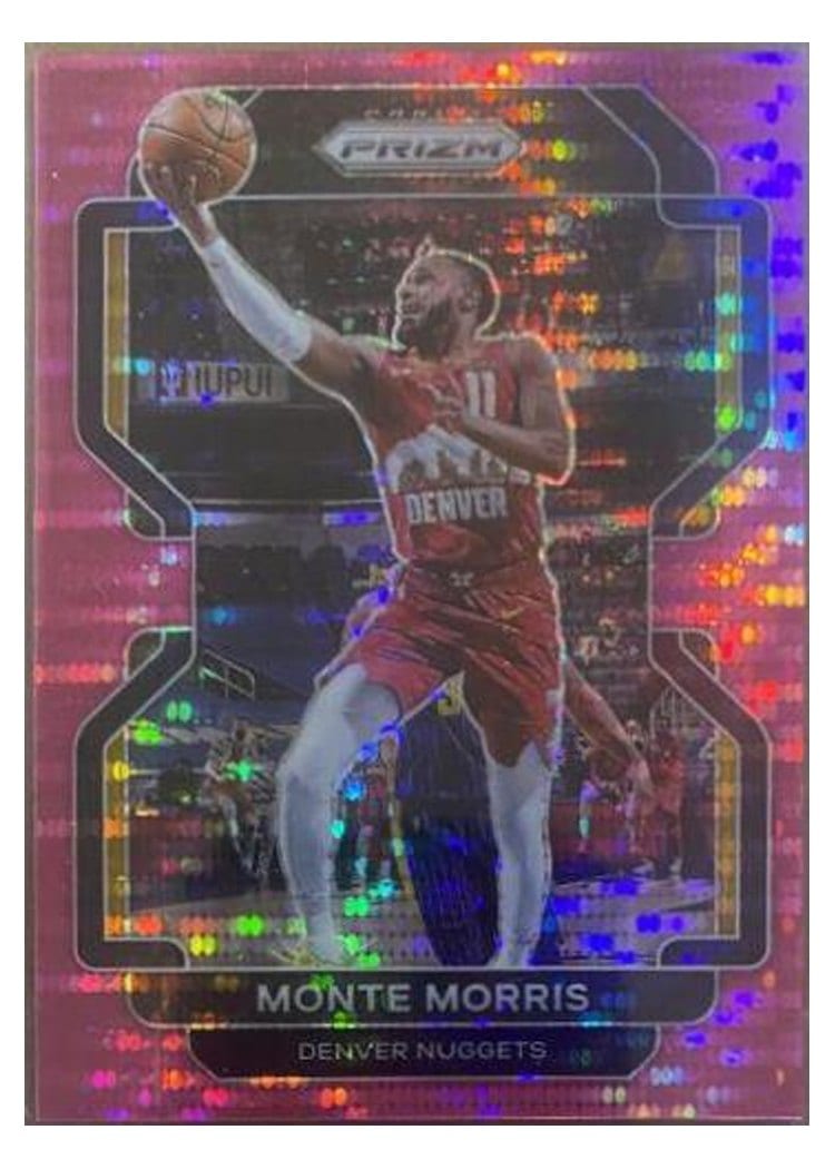 2021-22 Panini Prizm Base Set Monte Morris #16 card