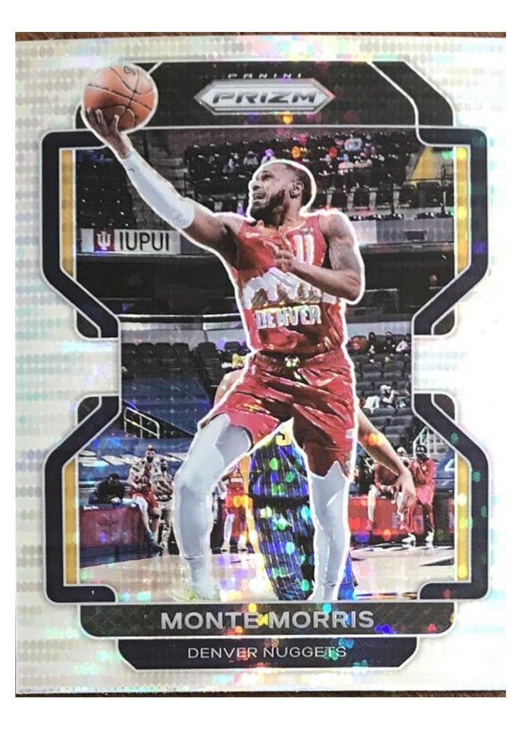 2021-22 Panini Prizm Base Set Monte Morris #16 card