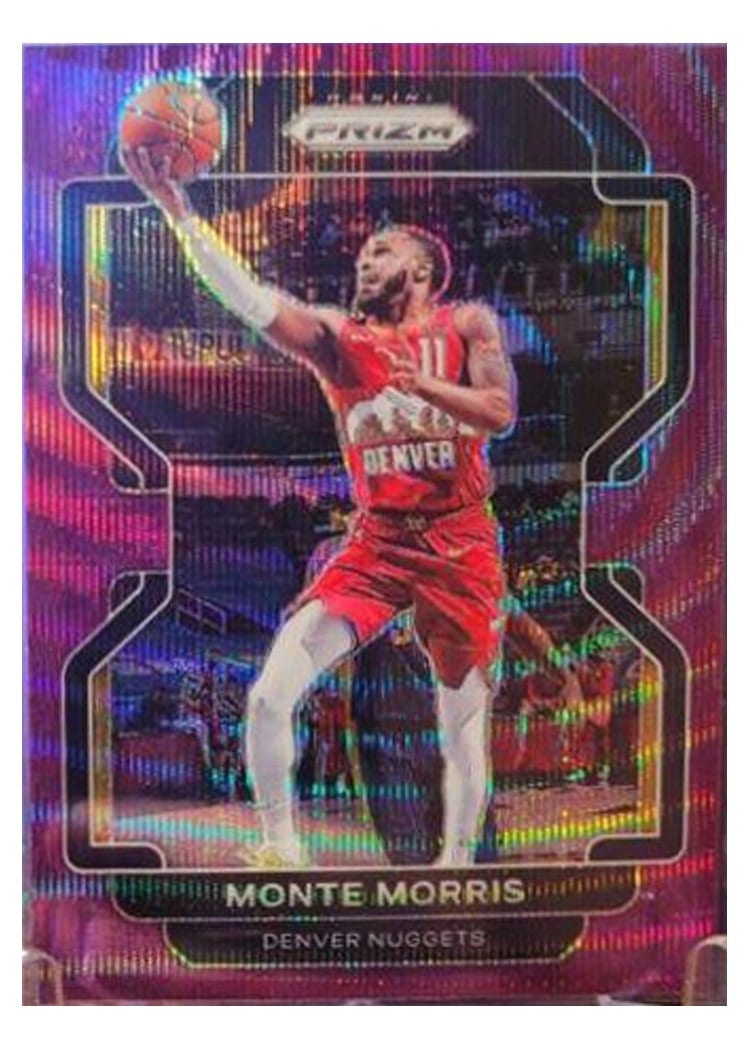 2021-22 Panini Prizm Base Set Monte Morris #16 card