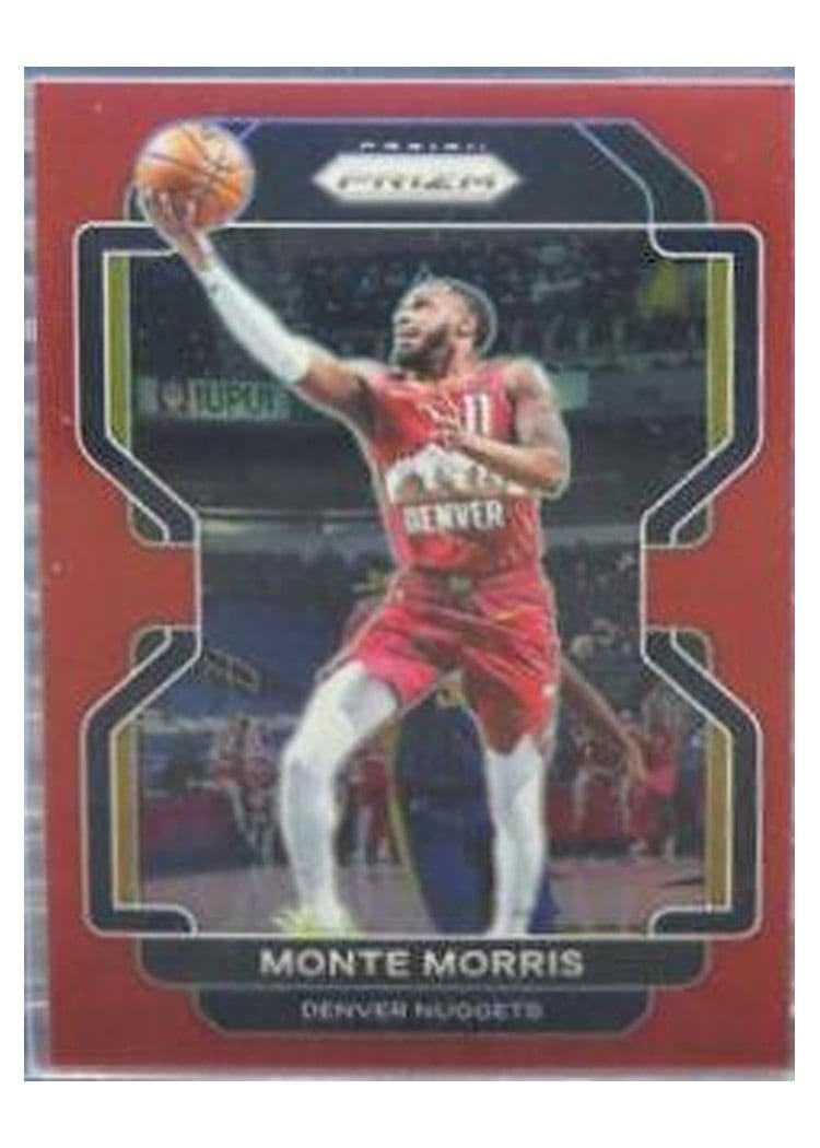 2021-22 Panini Prizm Base Set Monte Morris #16 card