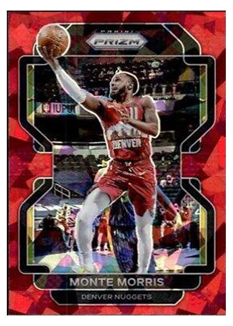 2021-22 Panini Prizm Base Set Monte Morris #16 card