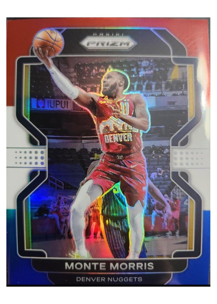 2021-22 Panini Prizm Base Set Monte Morris #16 card