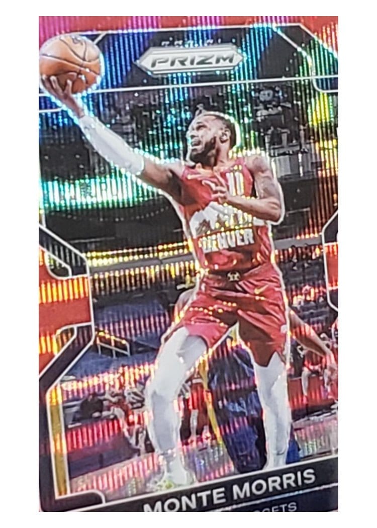 2021-22 Panini Prizm Base Set Monte Morris #16 card