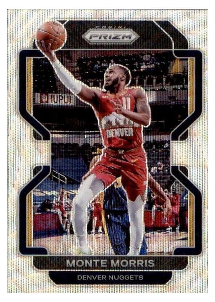 2021-22 Panini Prizm Base Set Monte Morris #16 card