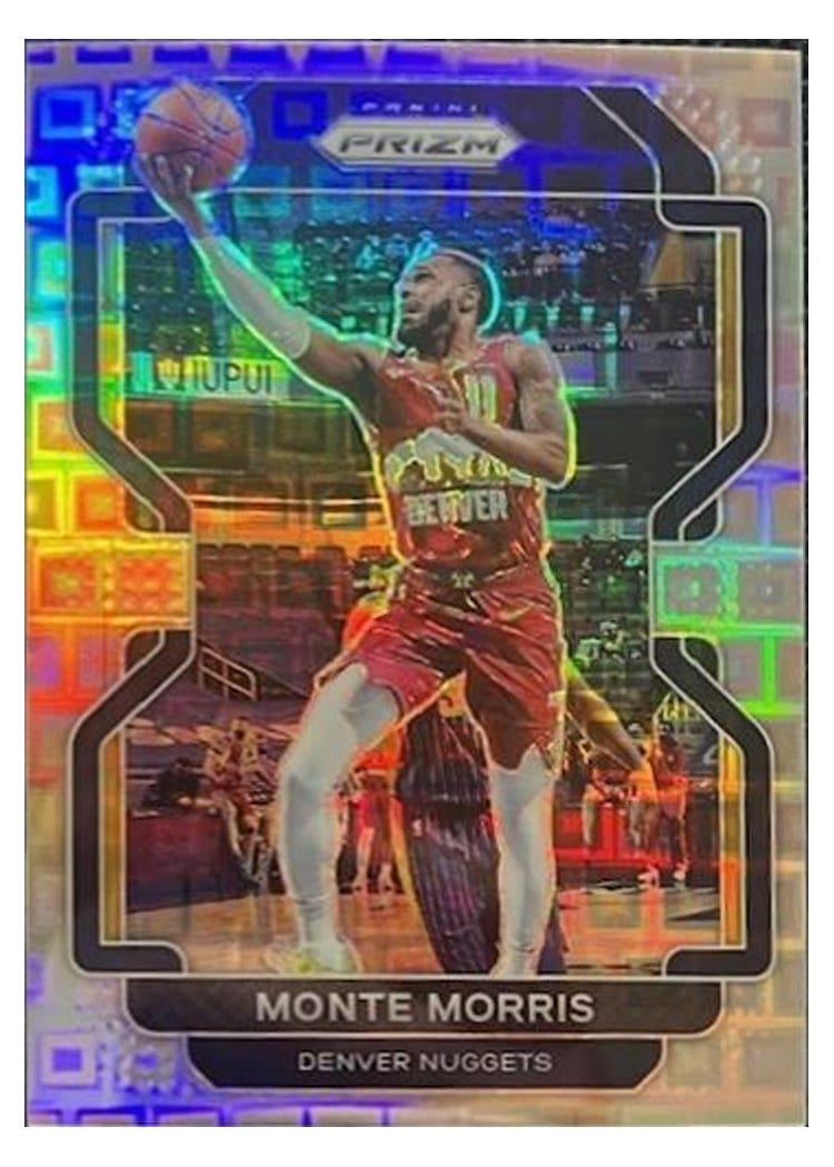 2021-22 Panini Prizm Base Set Monte Morris #16 card