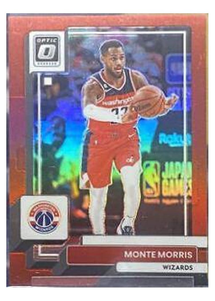 2022-23 Donruss Optic Base Set Monte Morris #169 card