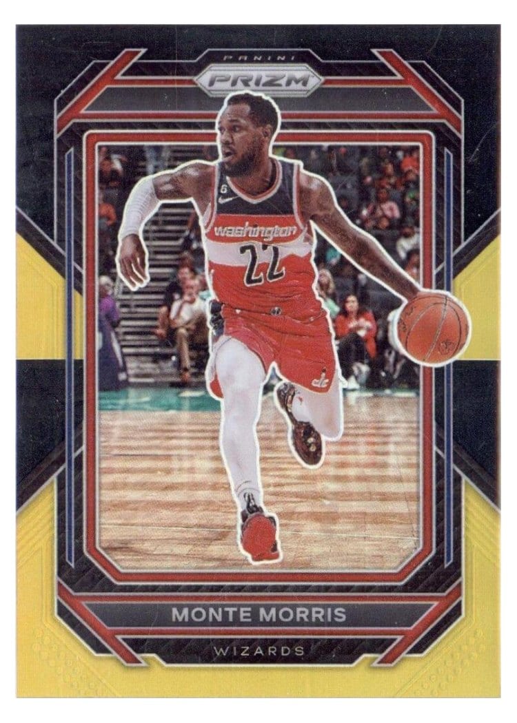 2022-23 Panini Prizm Base Set Monte Morris #171 card