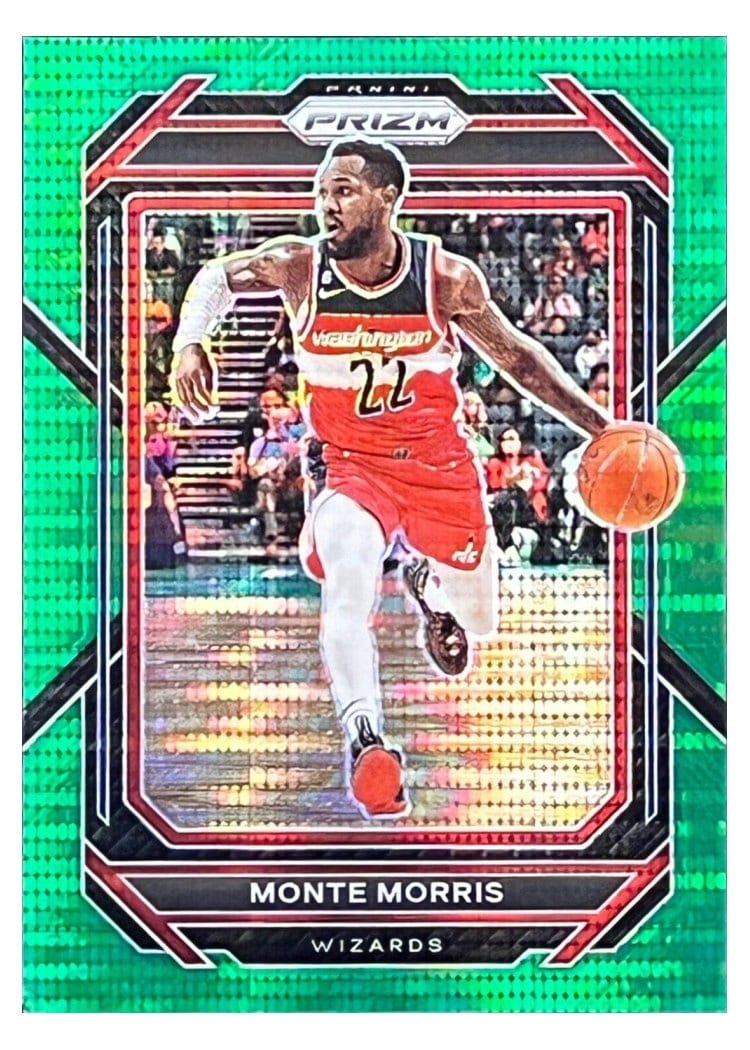 2022-23 Panini Prizm Base Set Monte Morris #171 card