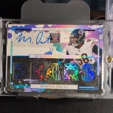 2025 Panini Impeccable Impeccable Team Names Autographs Montez Sweat #6 card
