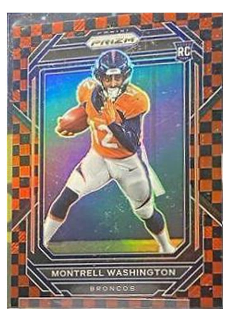 2022 Panini Prizm Base Set Montrell Washington #356 card