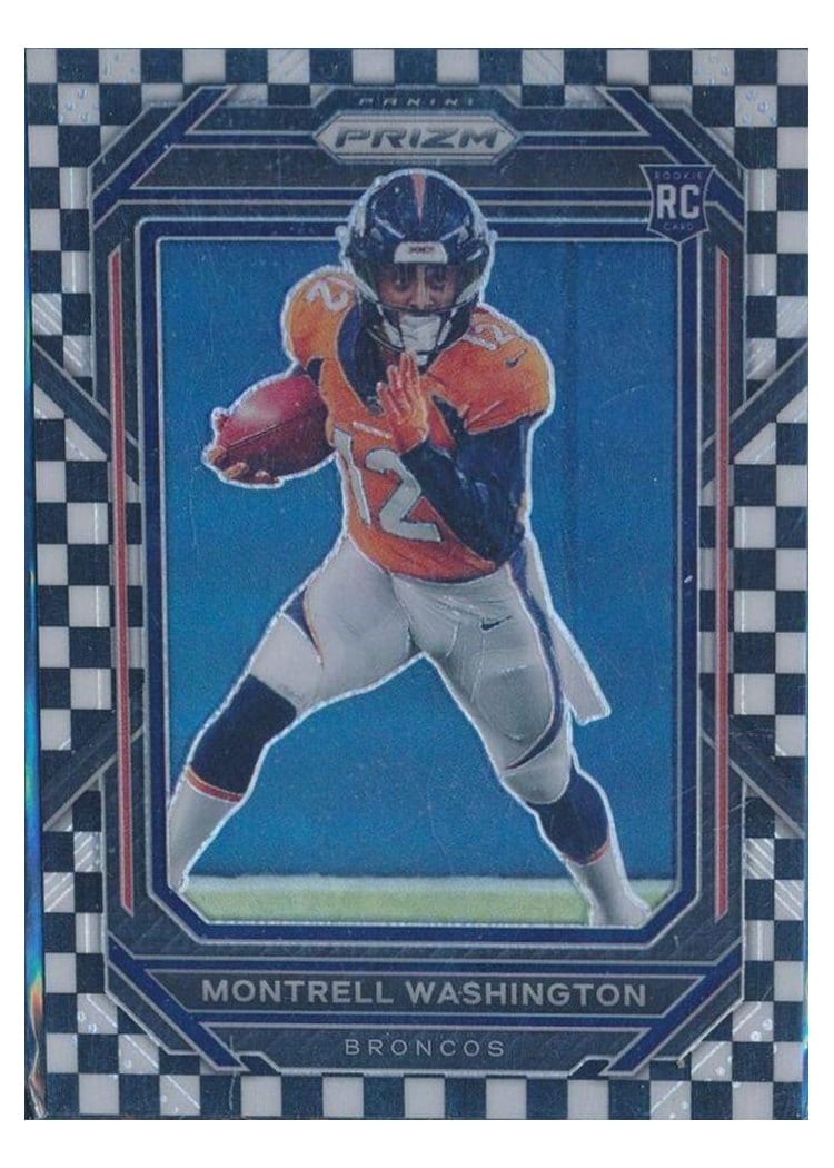 2022 Panini Prizm Base Set Montrell Washington #356 card