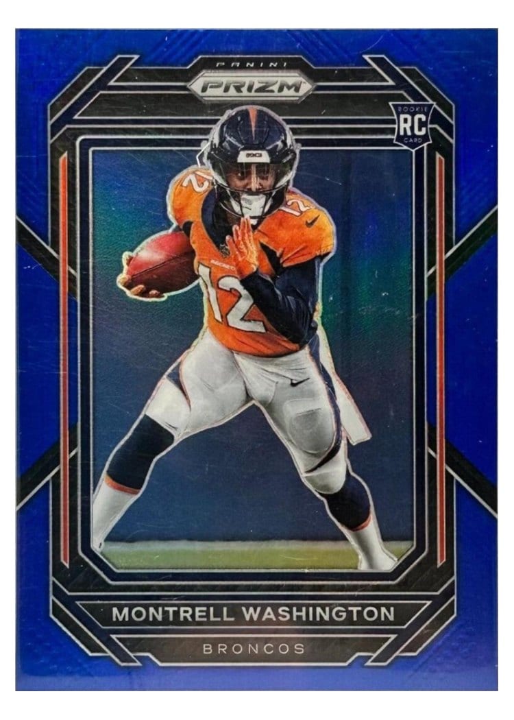 2022 Panini Prizm Base Set Montrell Washington #356 card