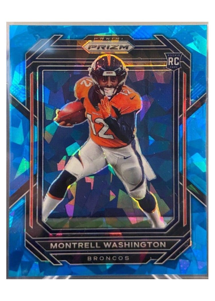 2022 Panini Prizm Base Set Montrell Washington #356 card