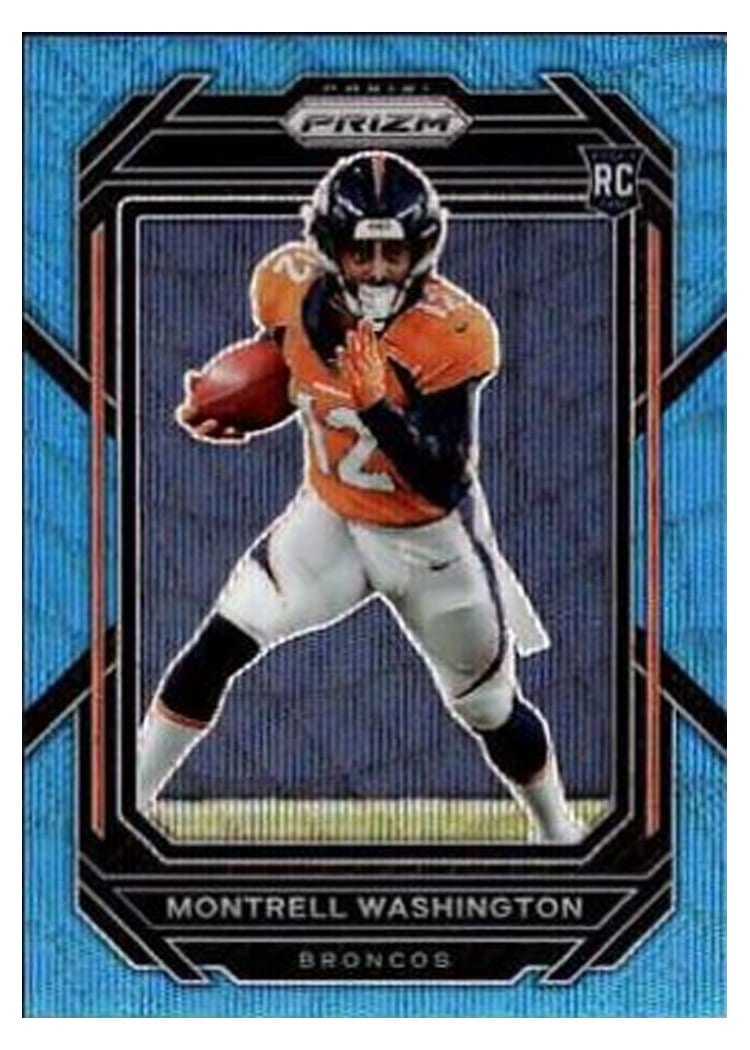 2022 Panini Prizm Base Set Montrell Washington #356 card