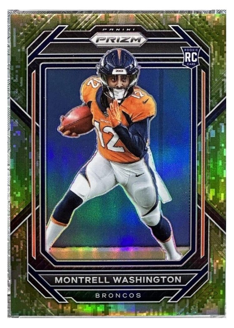 2022 Panini Prizm Base Set Montrell Washington #356 card