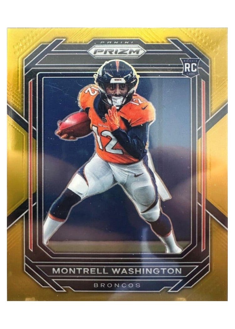 2022 Panini Prizm Base Set Montrell Washington #356 card