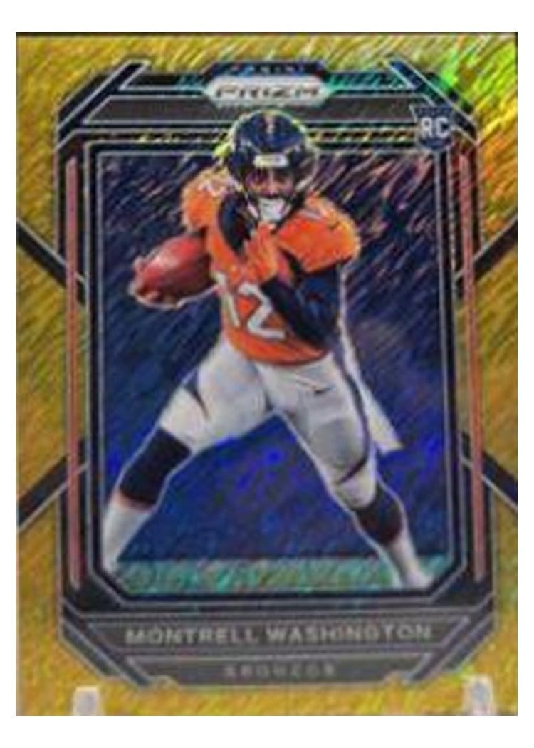 2022 Panini Prizm Base Set Montrell Washington #356 card