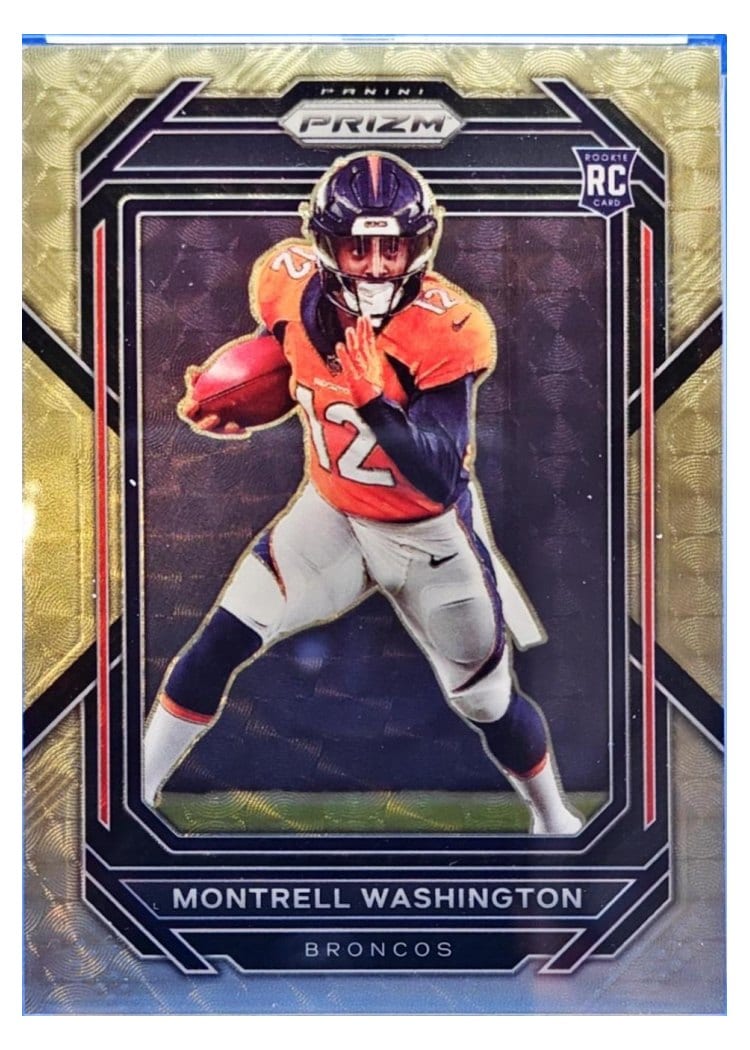 2022 Panini Prizm Base Set Montrell Washington #356 card