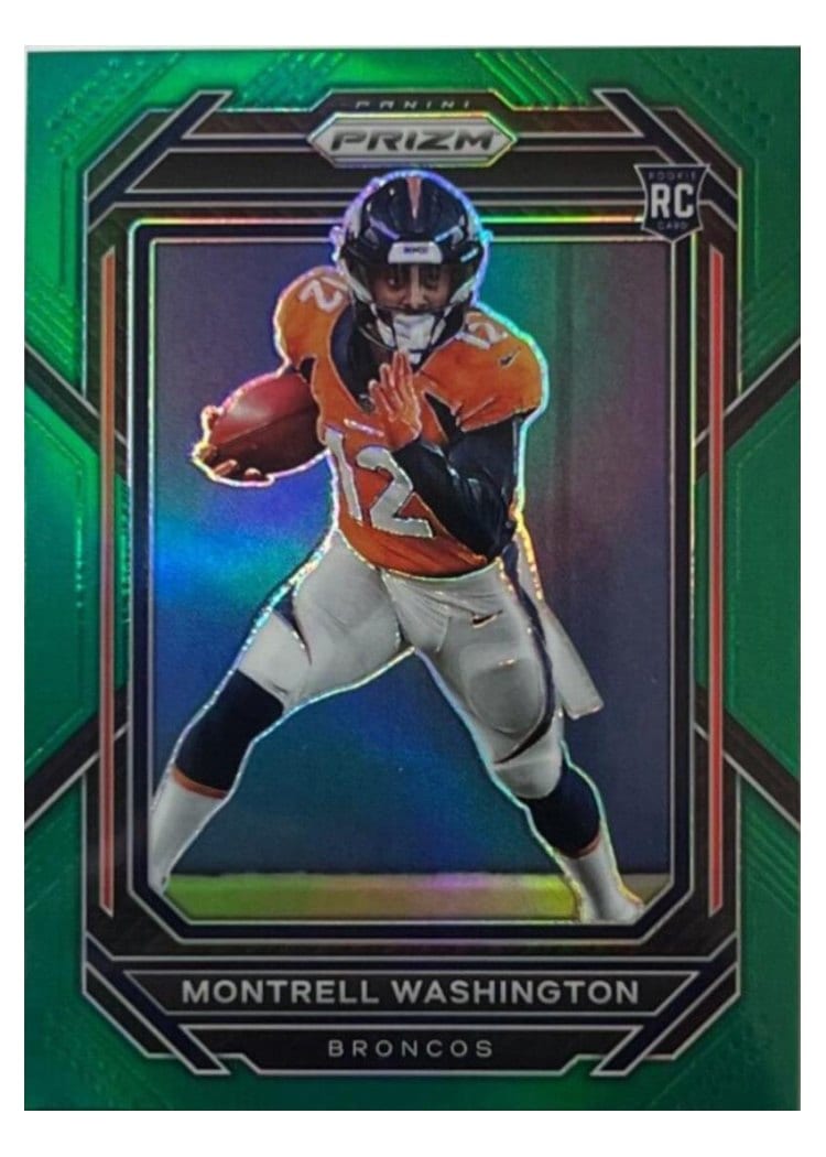 2022 Panini Prizm Base Set Montrell Washington #356 card