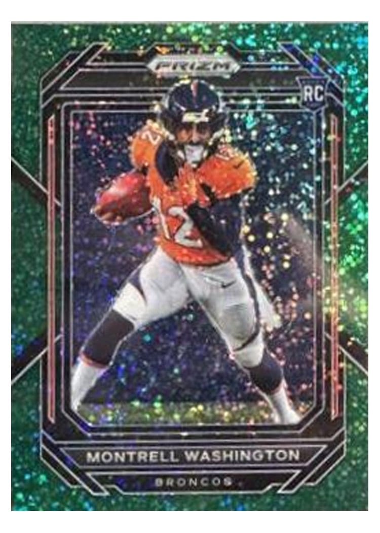 2022 Panini Prizm Base Set Montrell Washington #356 card