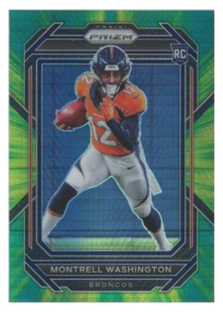 2022 Panini Prizm Base Set Montrell Washington #356 card