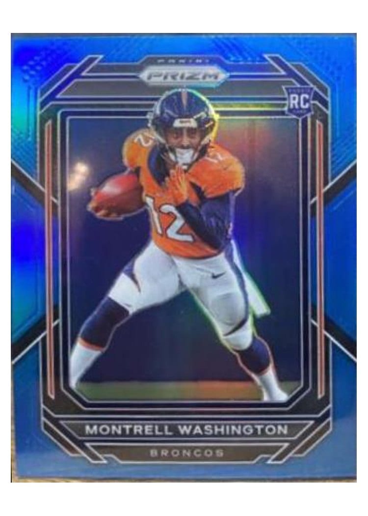 2022 Panini Prizm Base Set Montrell Washington #356 card
