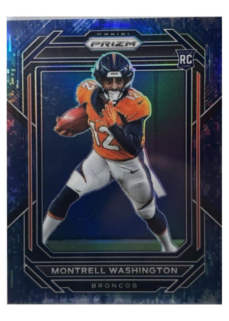 2022 Panini Prizm Base Set Montrell Washington #356 card