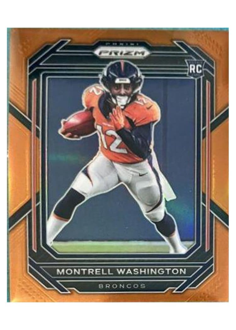 2022 Panini Prizm Base Set Montrell Washington #356 card