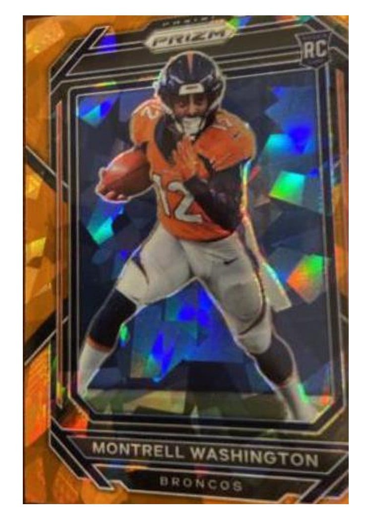 2022 Panini Prizm Base Set Montrell Washington #356 card