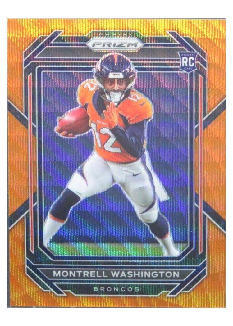 2022 Panini Prizm Base Set Montrell Washington #356 card