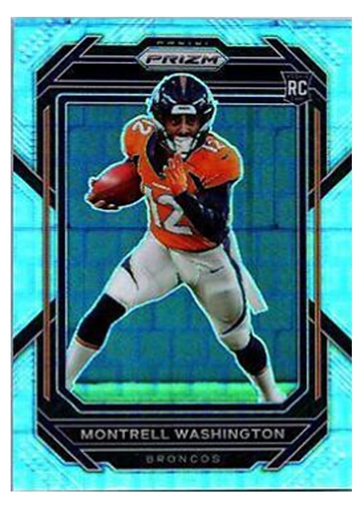 2022 Panini Prizm Base Set Montrell Washington #356 card