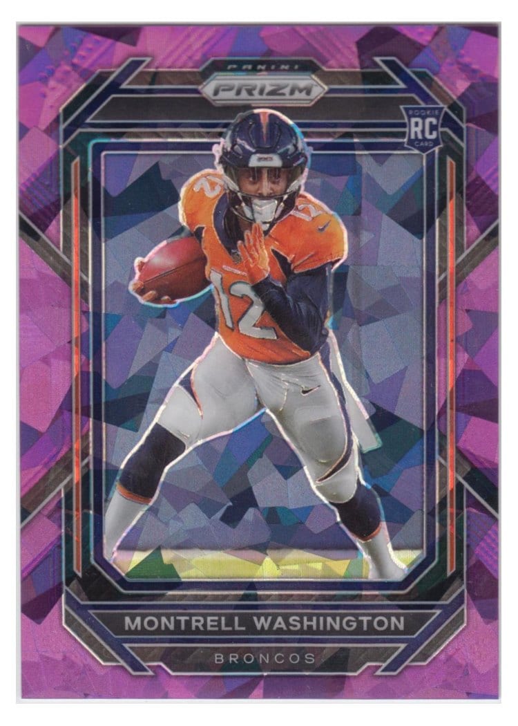 2022 Panini Prizm Base Set Montrell Washington #356 card