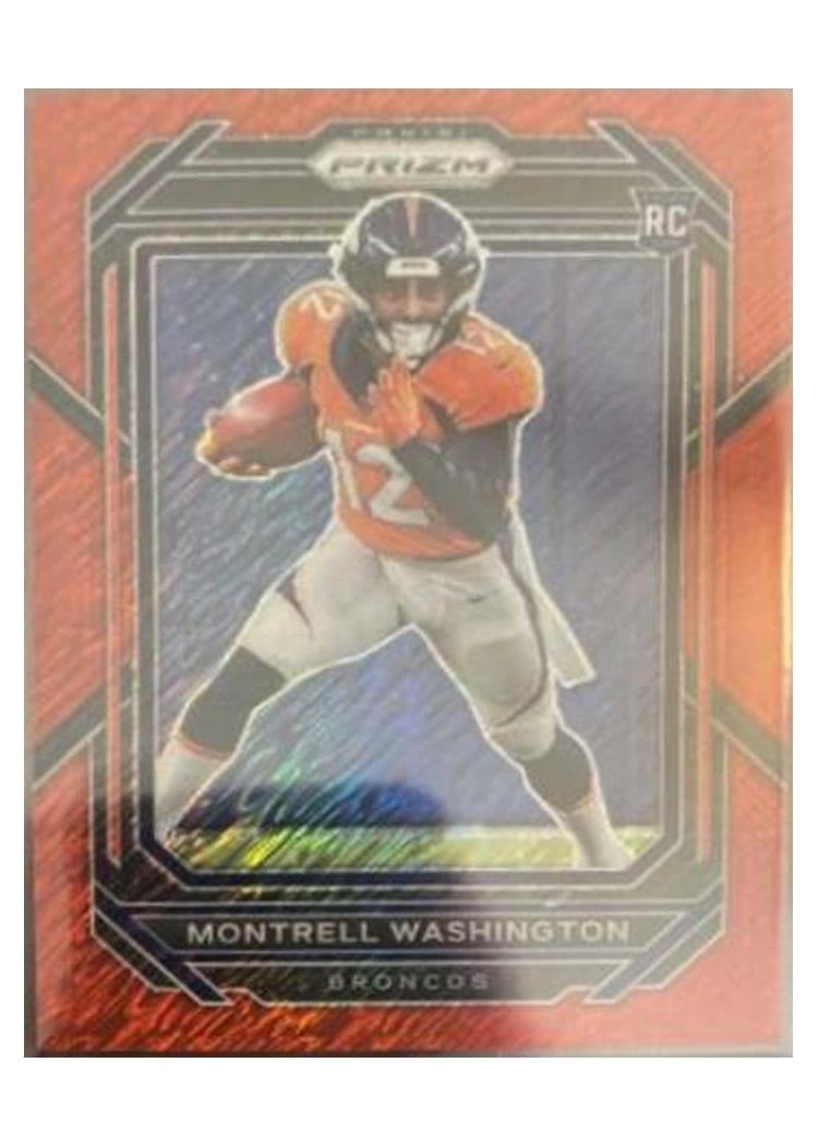 2022 Panini Prizm Base Set Montrell Washington #356 card
