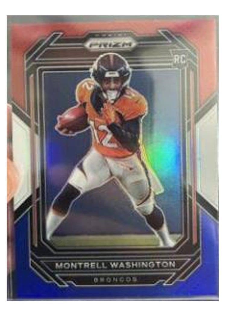 2022 Panini Prizm Base Set Montrell Washington #356 card