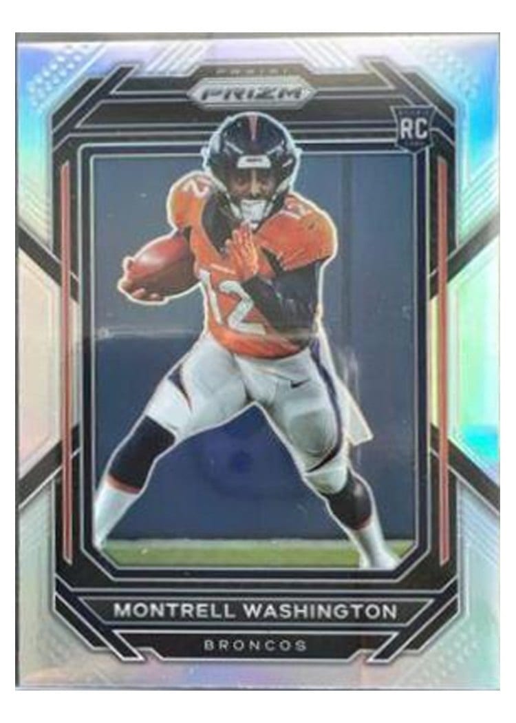 2022 Panini Prizm Base Set Montrell Washington #356 card