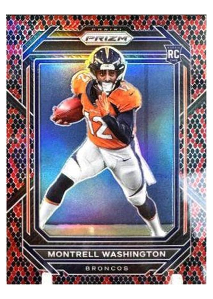 2022 Panini Prizm Base Set Montrell Washington #356 card