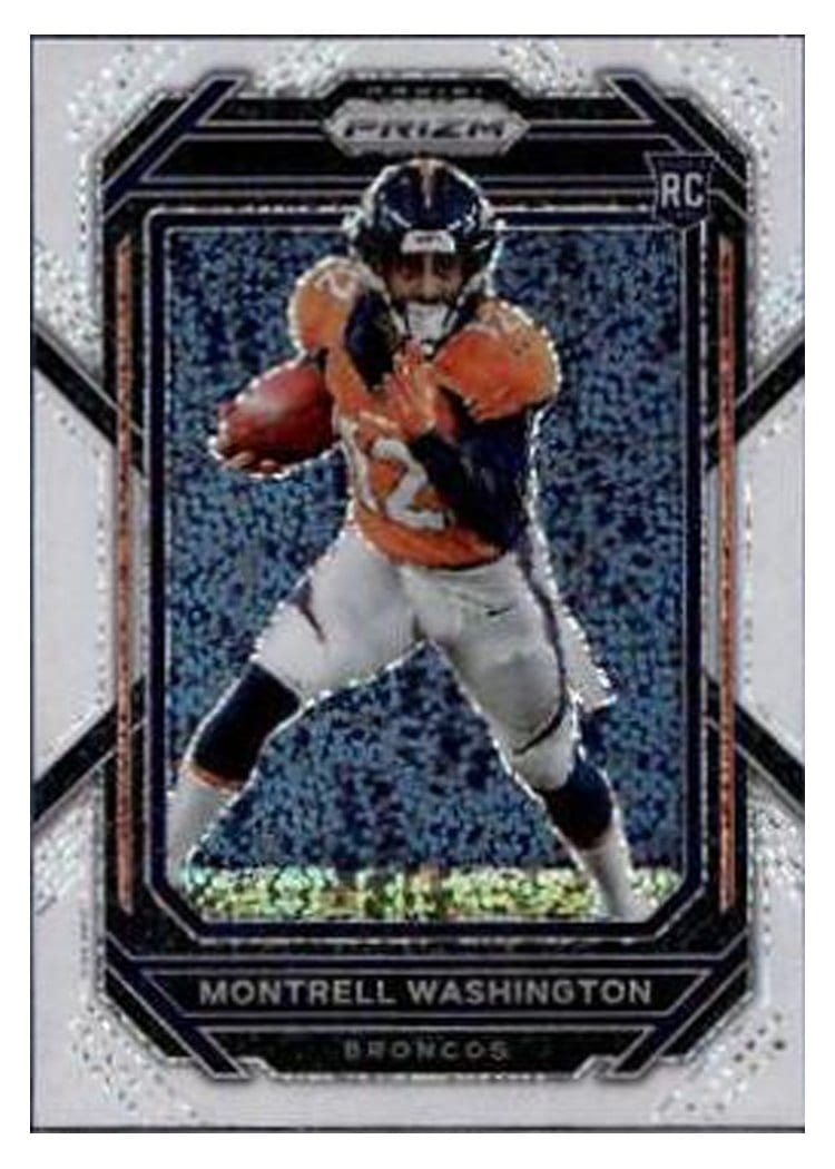 2022 Panini Prizm Base Set Montrell Washington #356 card