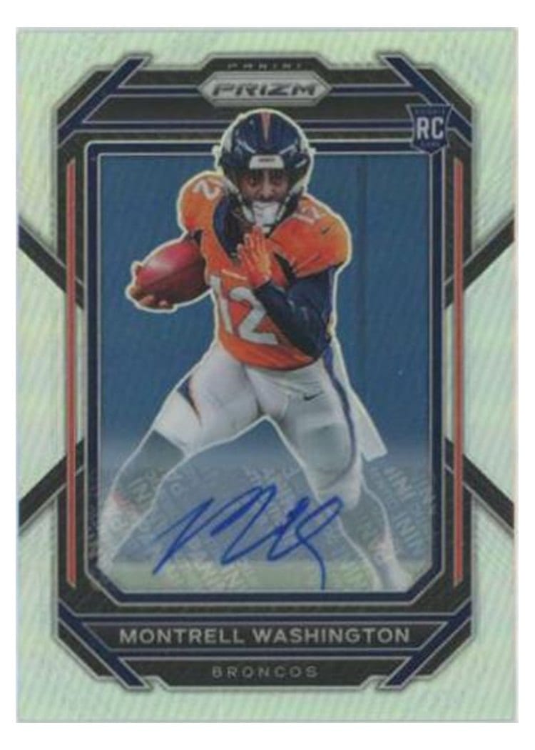 2022 Panini Prizm Base Set Montrell Washington #356 card