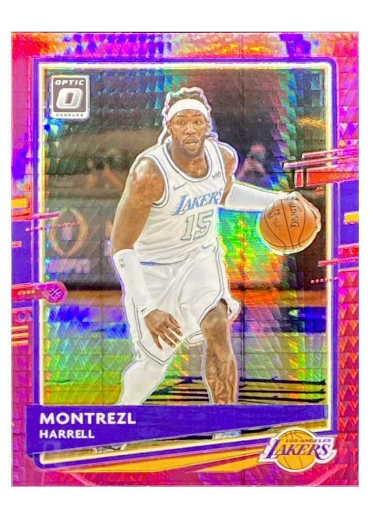 2020-21 Donruss Optic Base Set Montrezl Harrell Pink Velocity #56 card