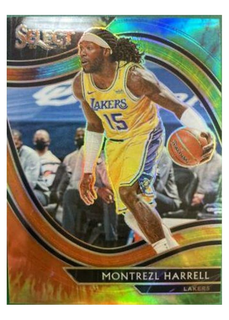 2020-21 Panini Select Base Set Montrezl Harrell Tie Dye Prizm #206 card