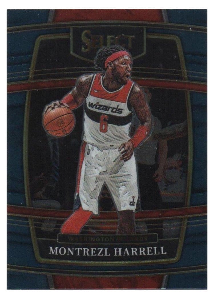 2021-22 Panini Select Base Set Montrezl Harrell Blue Prizm #52 card
