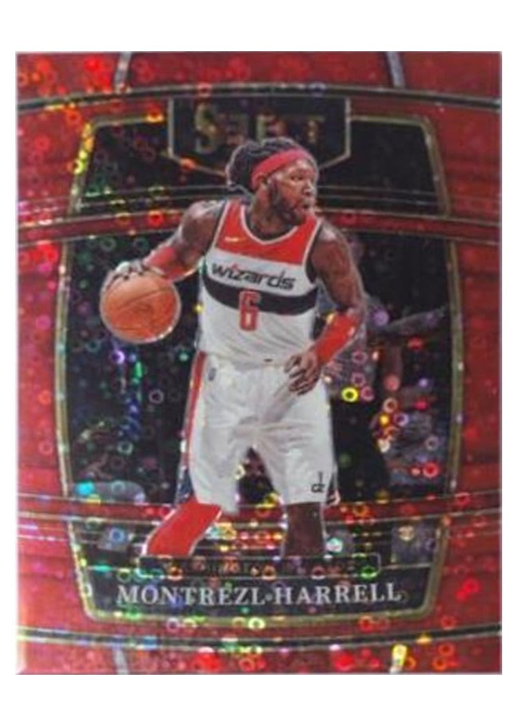 2021-22 Panini Select Base Set Montrezl Harrell Red Disco Prizm #52 card