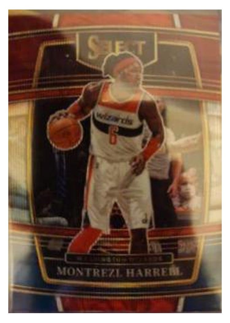 2021-22 Panini Select Base Set Montrezl Harrell Tri Color Prizm #52 card