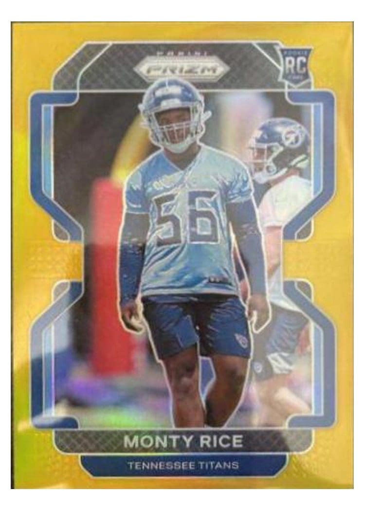 2021 Panini Prizm Base Set Monty Rice #420 card