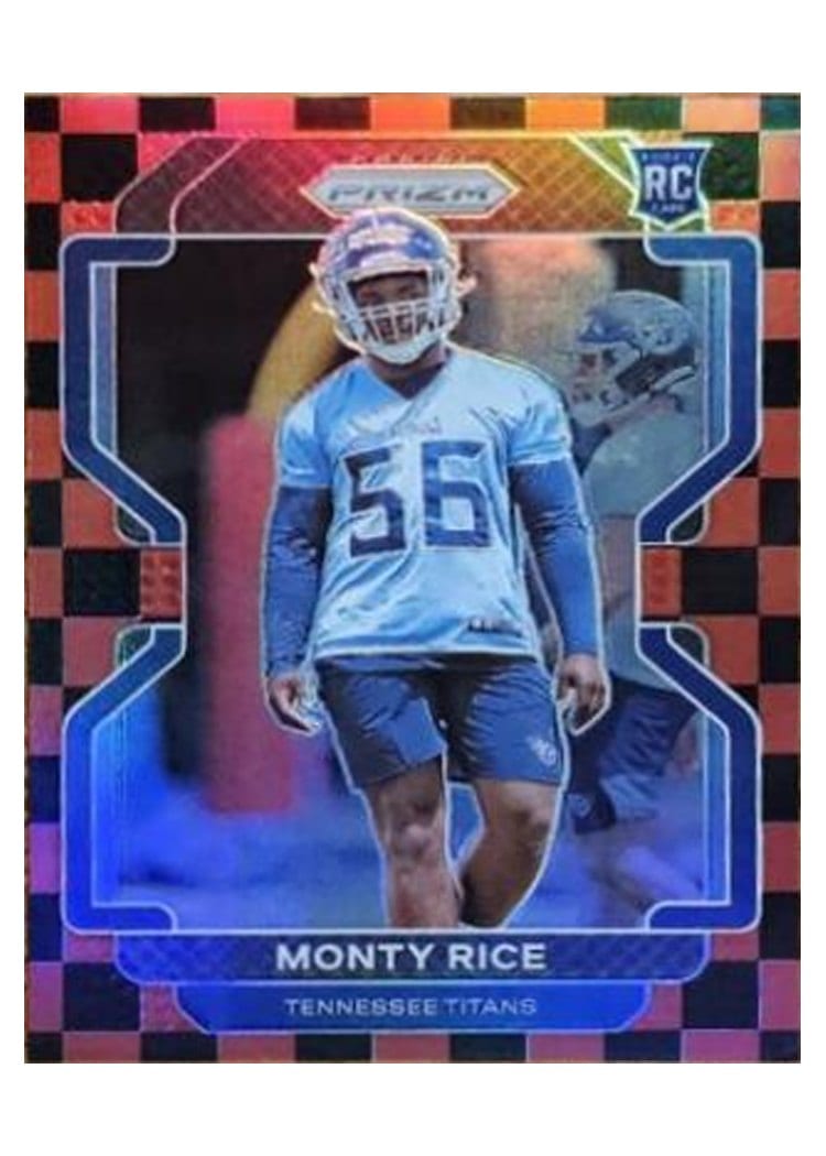 2021 Panini Prizm Base Set Monty Rice #420 card