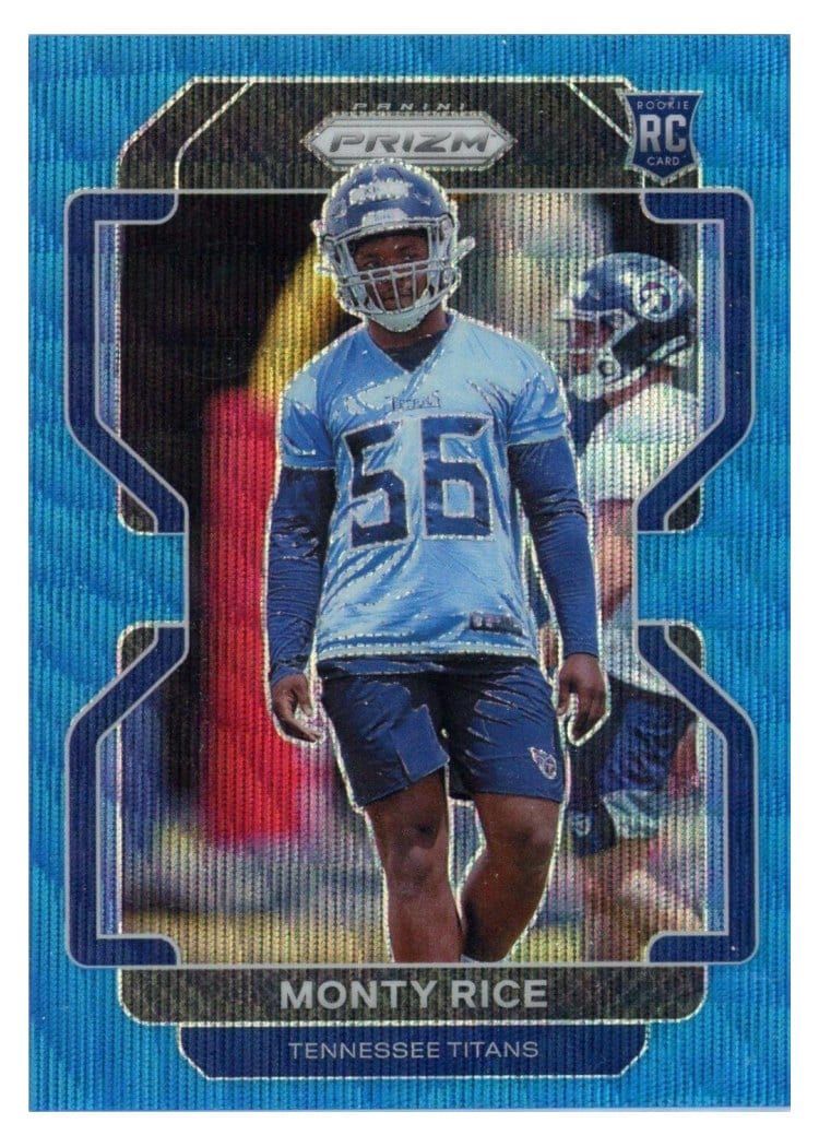 2021 Panini Prizm Base Set Monty Rice #420 card
