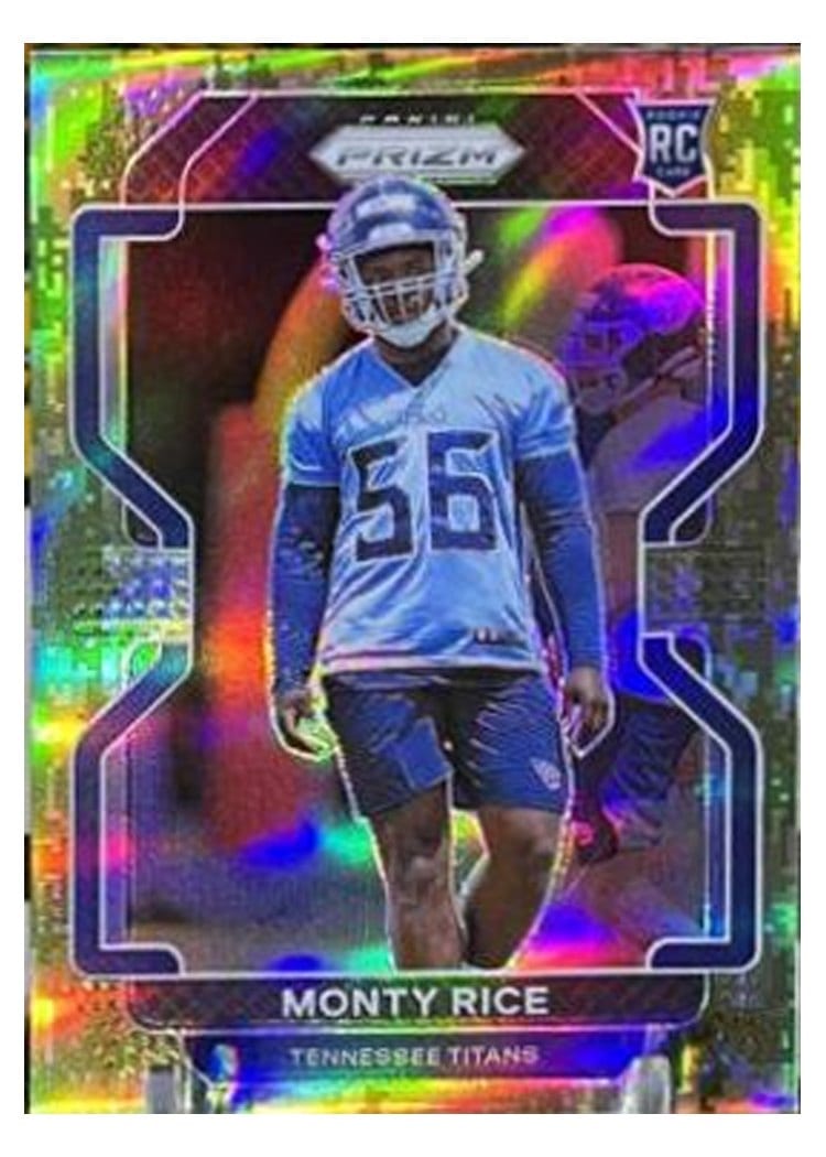 2021 Panini Prizm Base Set Monty Rice #420 card