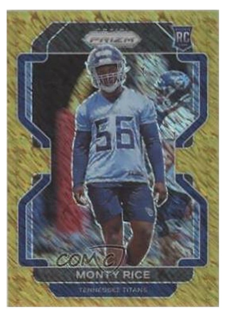 2021 Panini Prizm Base Set Monty Rice #420 card